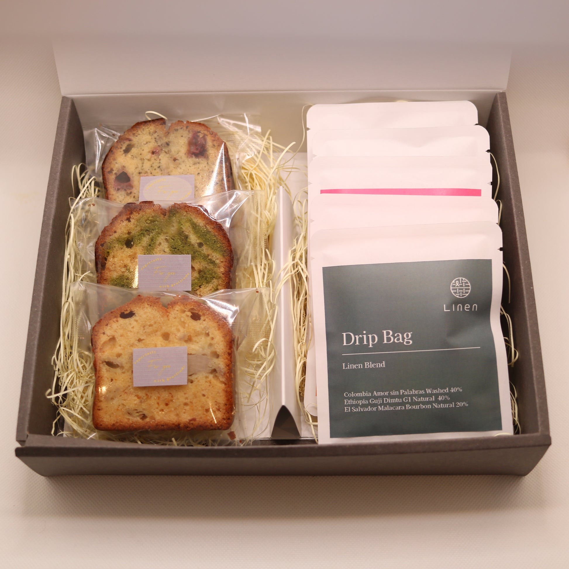 ギフトボックス　(ドリップバック×パウンドケーキ)